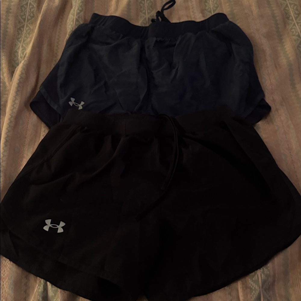 Under Armour Navy and Black Athletic Shorts